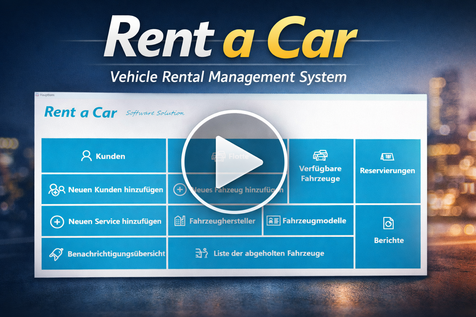 Rent a Car Demo